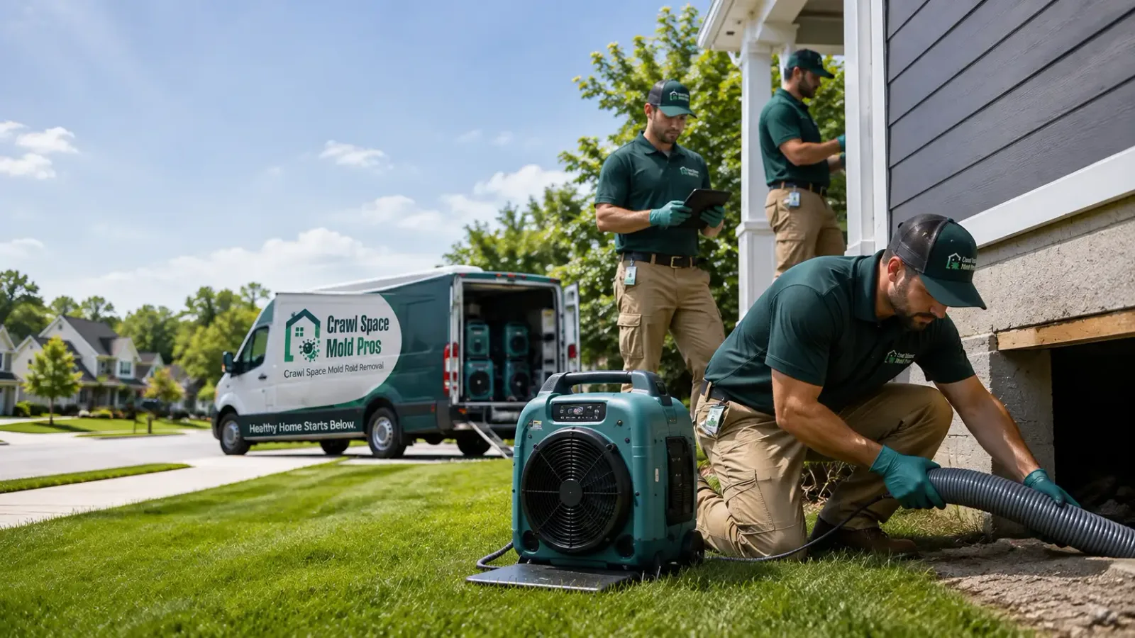 Crawl Space Mold Removal in Devils Lake, ND